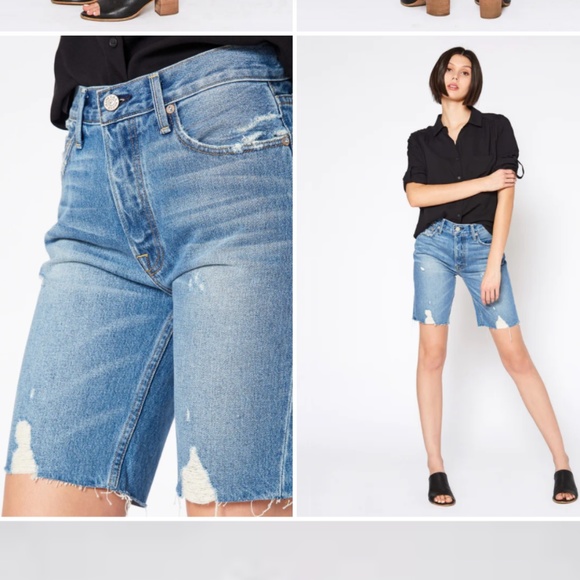 NWT NoEnd Muse Denim Shorts In Coast - Picture 9 of 9